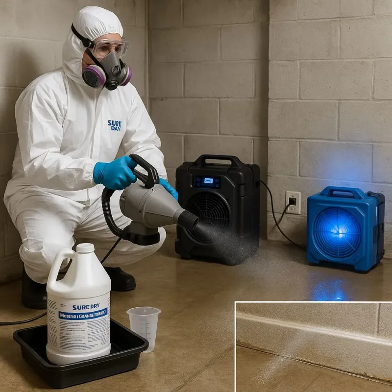 Sanitization and Odor Removal process in Peosta, IA