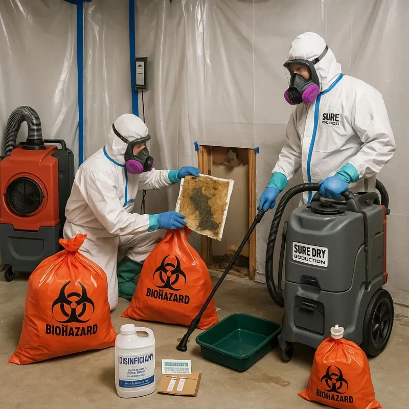 Contaminated Water Handling Protocols process in Peosta, IA