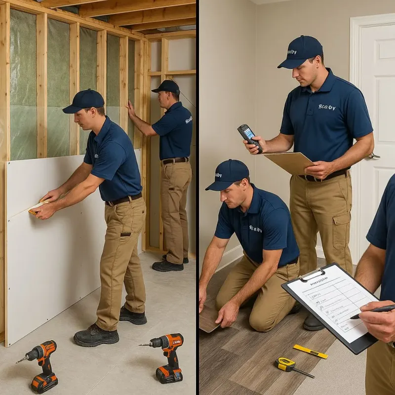Repairs and Reconstruction process in Peosta, IA